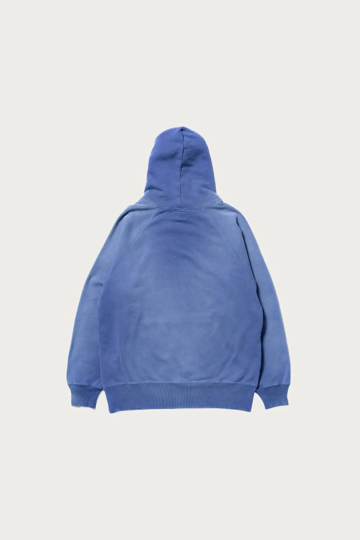 The Real McCoys 9oz. Loopwheel Raglan Hooded Sweatshirt - Faded Navy< Tees And Sweats