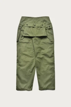 The Real McCoys P-44 Utility Trousers - Sage Green< Pants