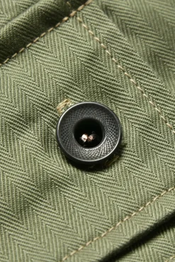 The Real McCoys P-44 Utility Trousers - Sage Green< Pants
