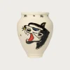 Danny D's Mud Shop Panther Vase< Homegoods