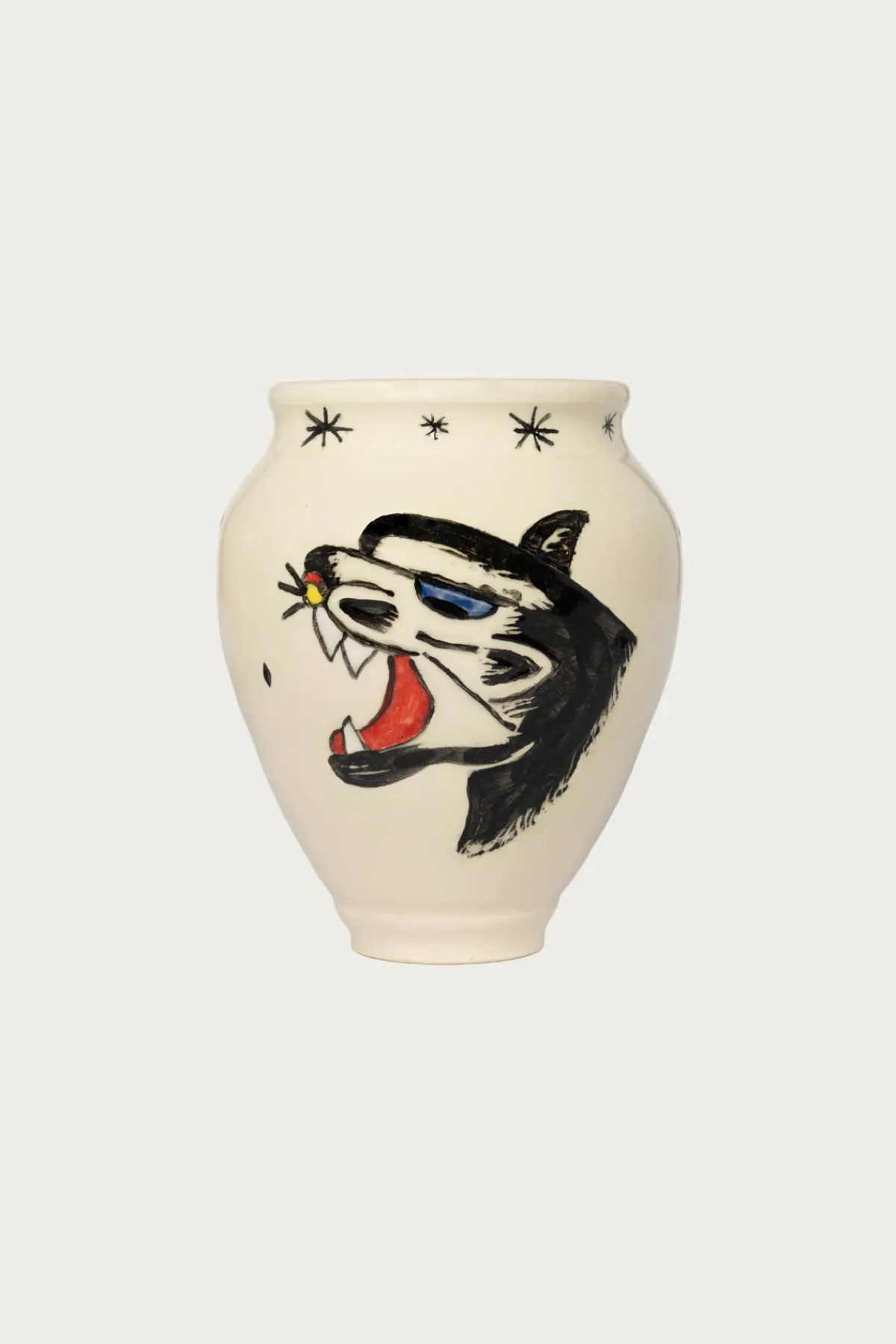 Danny D's Mud Shop Panther Vase< Homegoods