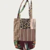 Kapital Patchwork NOVEL Tote Bag - Brown< Accessories