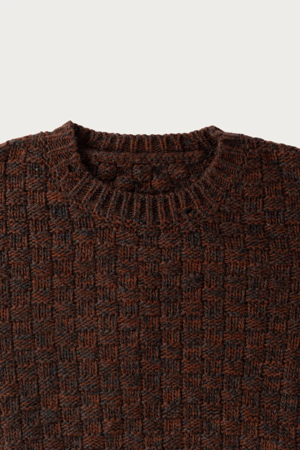 MM6 Maison Margiela Patterned Sweater - Grey/Orange< Sweaters