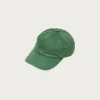 Auralee Product Dyed Finx Chino Cap - Dusty Green< Accessories
