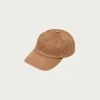 Auralee Product Dyed Finx Chino Cap - Light Brown< Accessories