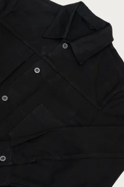 James Coward Range Jacket - Black Waxed Cotton Washi Ox< Coats, Jackets, And Vests