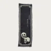 Kapital Rayon WABI SABI RAINSKULL Stole - Black< Accessories