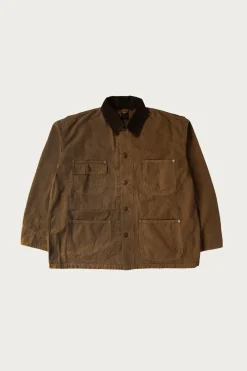 orSlow Relax Fit Oxford Coverall - Brown< Coats, Jackets, And Vests