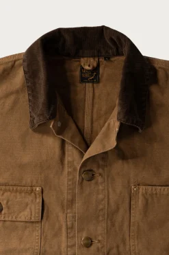 orSlow Relax Fit Oxford Coverall - Brown< Coats, Jackets, And Vests