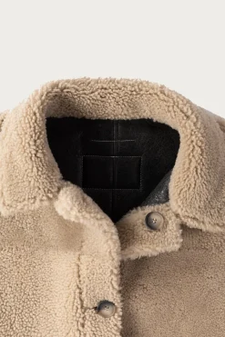 MM6 Maison Margiela Reversbile Leather/Shearling Jacket - Black/Brown< Coats, Jackets, And Vests