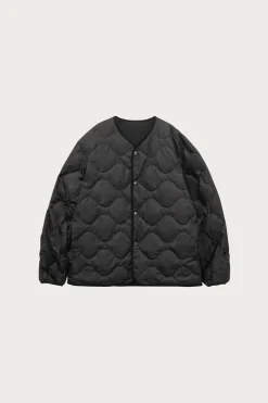nanamica Reversible Down Cardigan - Black< Coats, Jackets, And Vests