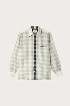 MM6 Maison Margiela Reversible Flannel Shirt - Black/Blue< Shirts
