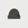 Gloverall Ribbed Merino Beanie - Grey< Accessories
