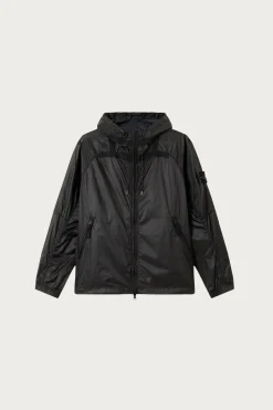 Stone Island Ripstop Light HT Nylon Jacket - Lead Grey< Coats, Jackets, And Vests
