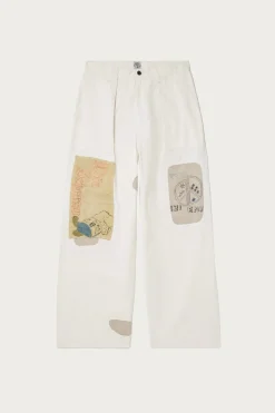 Kapital Rough-Face Twill FATIGUE Baggy Pants (RUSHWEEK Remake) - Natural< Pants
