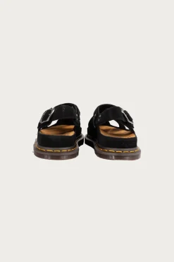 Dr. Martens San Archive Fisherman - Plush Suede Reverse Black< Footwear