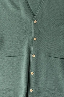 Visvim Selmer Knit Cardigan - Green< Sweaters