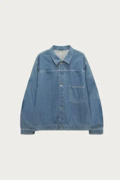 nanamica Short Denim Jacket - Light Indigo< Coats, Jackets, And Vests