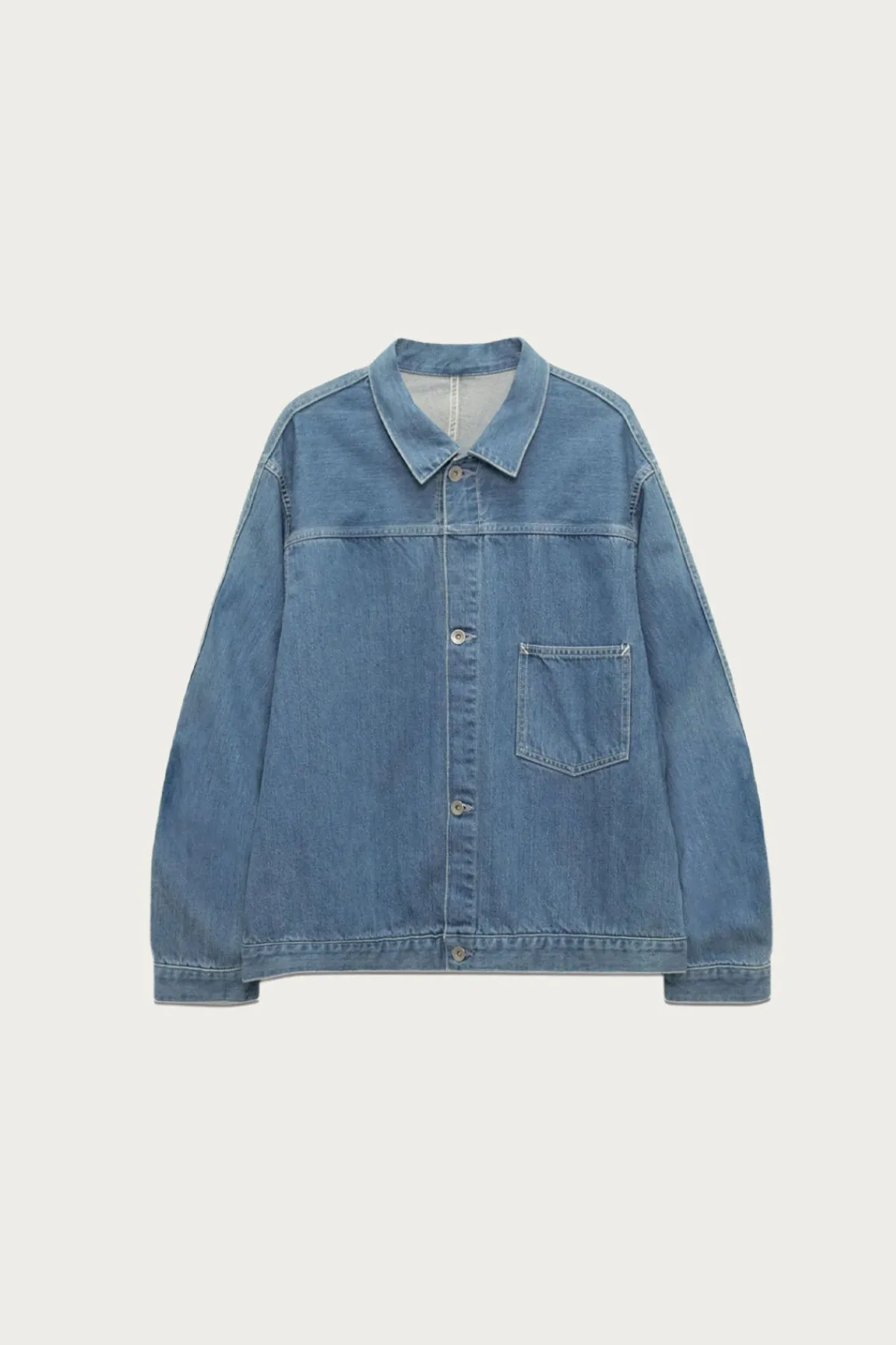 nanamica Short Denim Jacket - Light Indigo< Coats, Jackets, And Vests