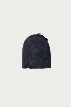 Cottle Silk Mohair Sparkle Beanie - Shadow Moon< Accessories