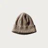 Cottle Silk Noel Organic Waffle Farm Beanie Long - Coffee< Accessories