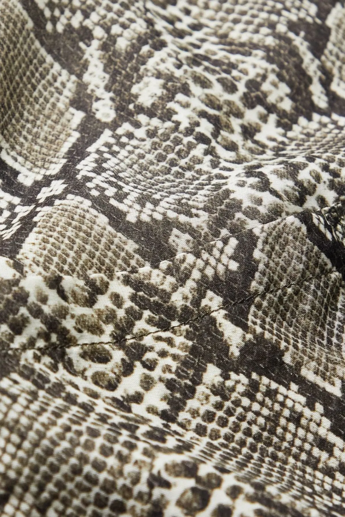 Kapital Silk Rayon Python WRANGLE Collar Aloha - Grey< Shirts