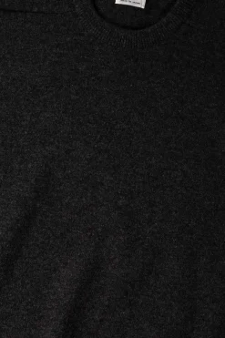 orSlow Simple Crew Neck Sweater Crafted in Japan - Charcoal Grey< Sweaters