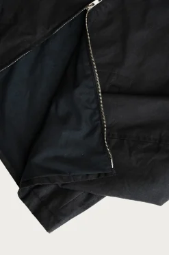 James Coward Site Jacket - Black Waxed Organic Ripstop< Coats, Jackets, And Vests