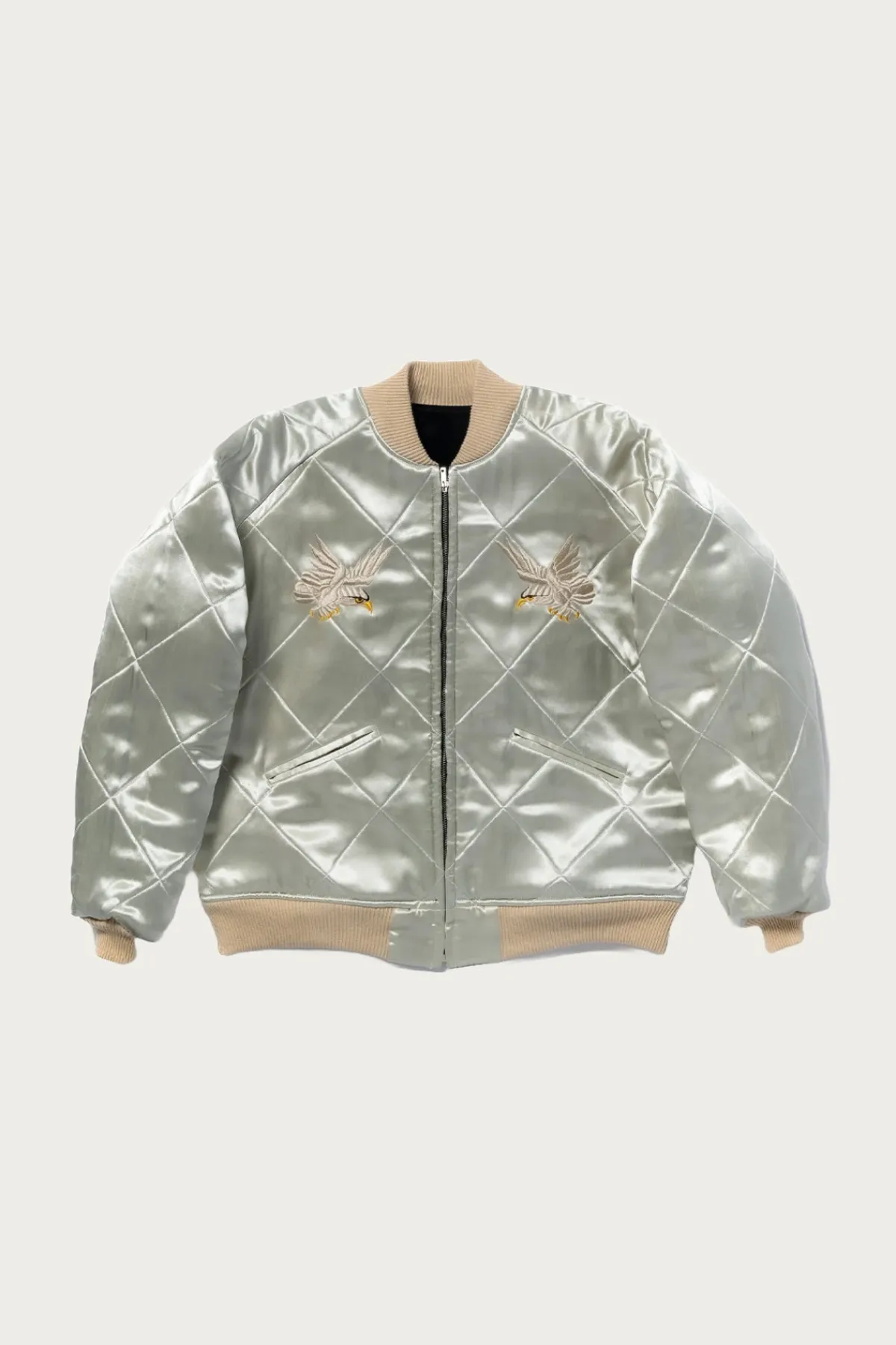 The Real McCoys Souvenir Suka Jacket - Tiger & Eagle< Coats, Jackets, And Vests
