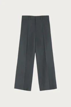Lemaire Straight Tailored Pants - Dark Grey< Coats, Jackets, And Vests