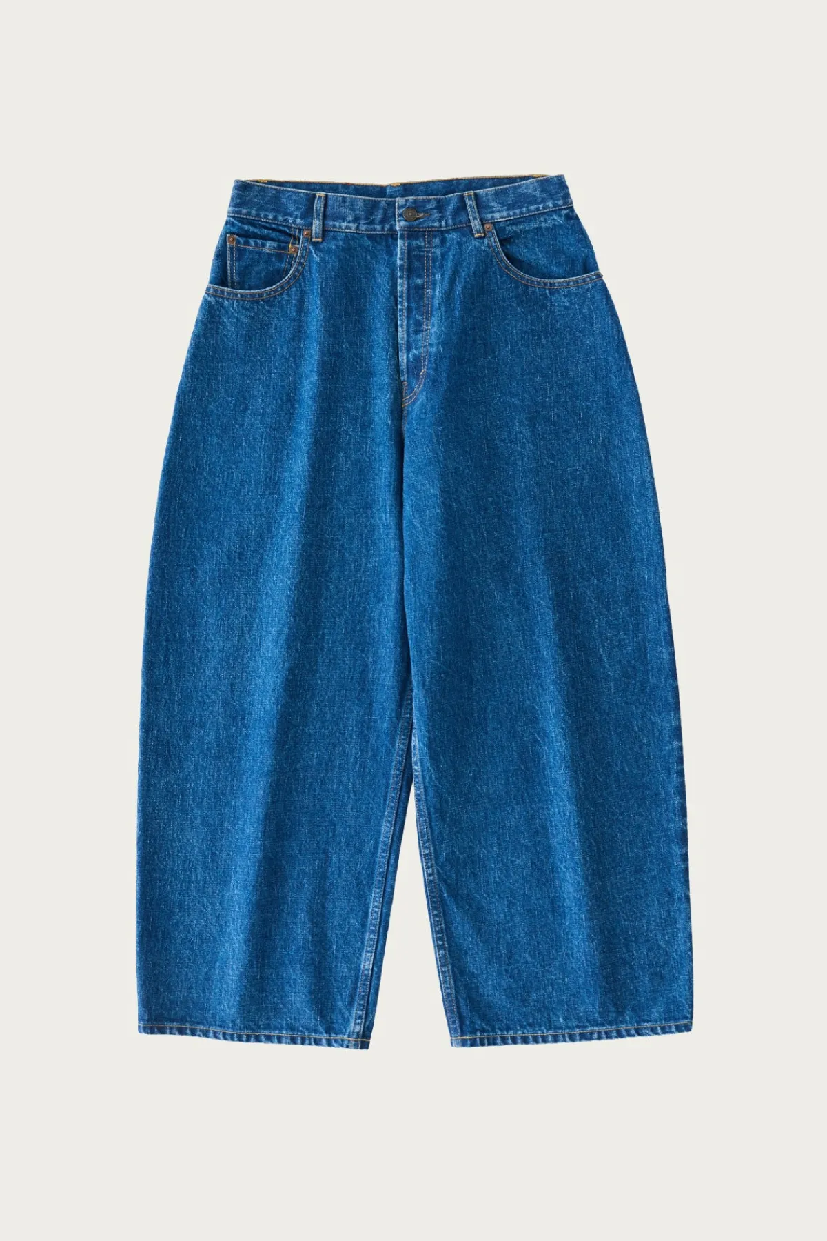 Beams Plus Studio Nicholson x Beams+ Holly Denim Jean - Faded Wash< Pants