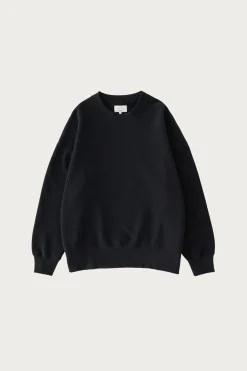 Beams Plus Studio Nicholson x Beams+ Holly Jersey Sweat - Darkest Navy< Tees And Sweats