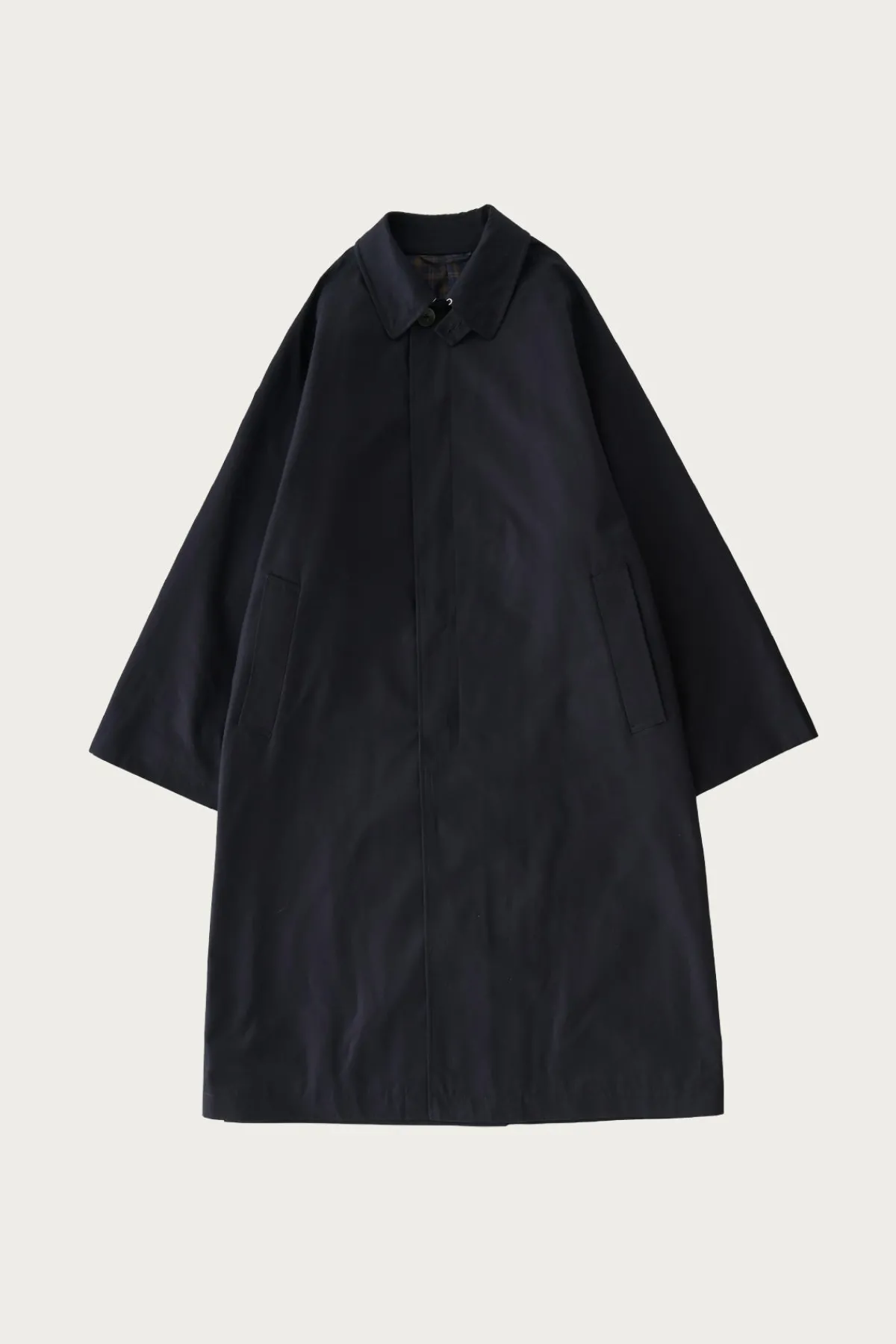 Beams Plus Studio Nicholson x Beams+ Peter Raincoat - Darkest Navy< Coats, Jackets, And Vests
