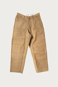 Monostereo Suede Paint Work Pant - Brown< Pants