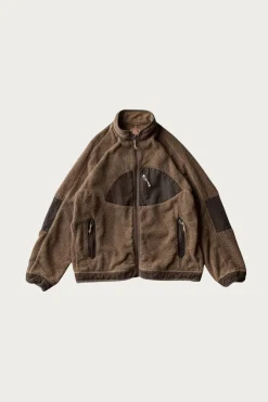 Cottle Sunset Pile Jacket - Yak Sally Coyote Kakishibu< Coats, Jackets, And Vests