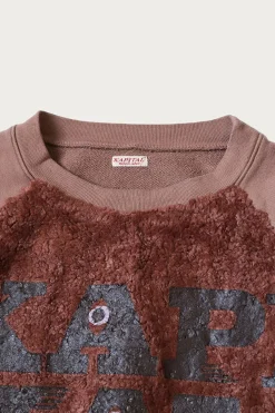 Kapital 30/-SWTxFur GRIZZLY SWT (SPEAKEASY ) - Light Brown< Tees And Sweats