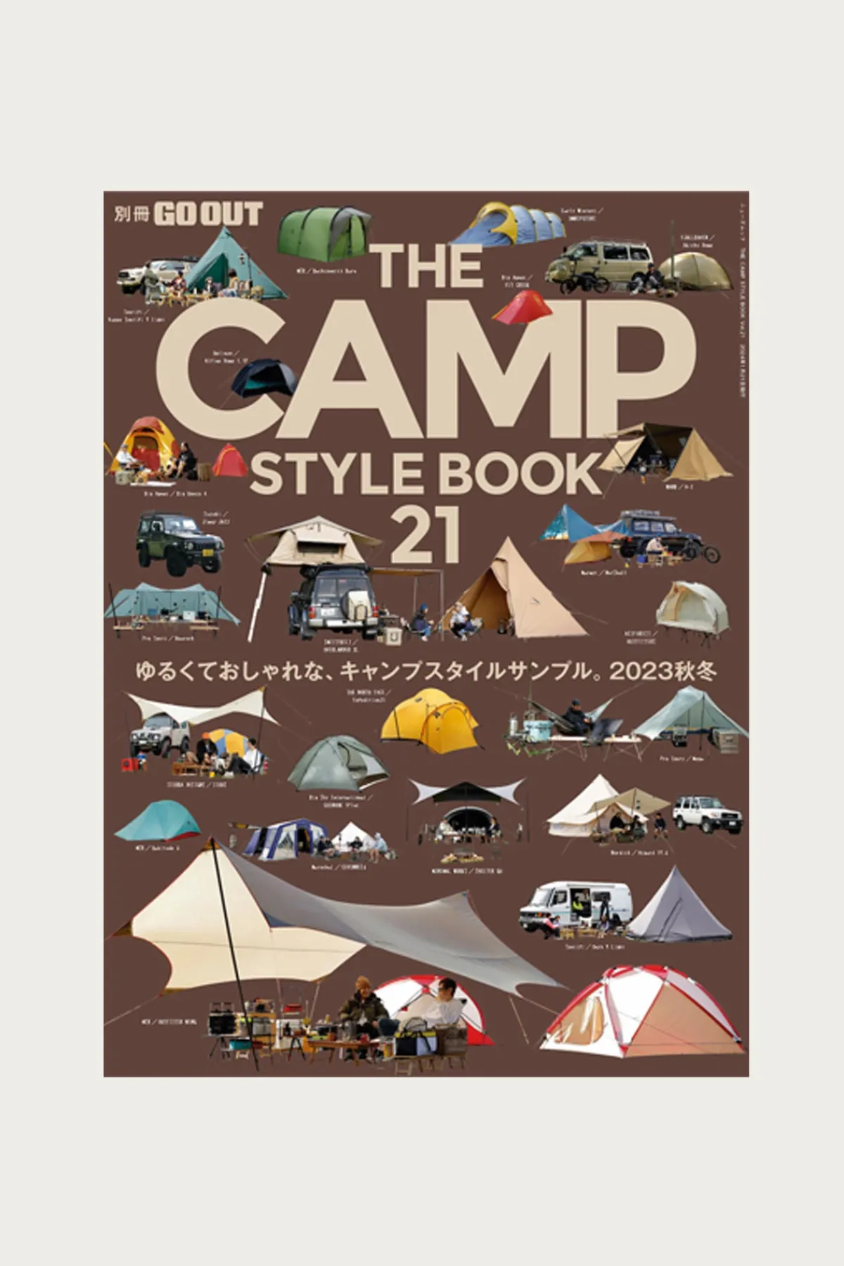 GO OUT Magazine The Camp Style Book - Vol. 21< Books And Magazines