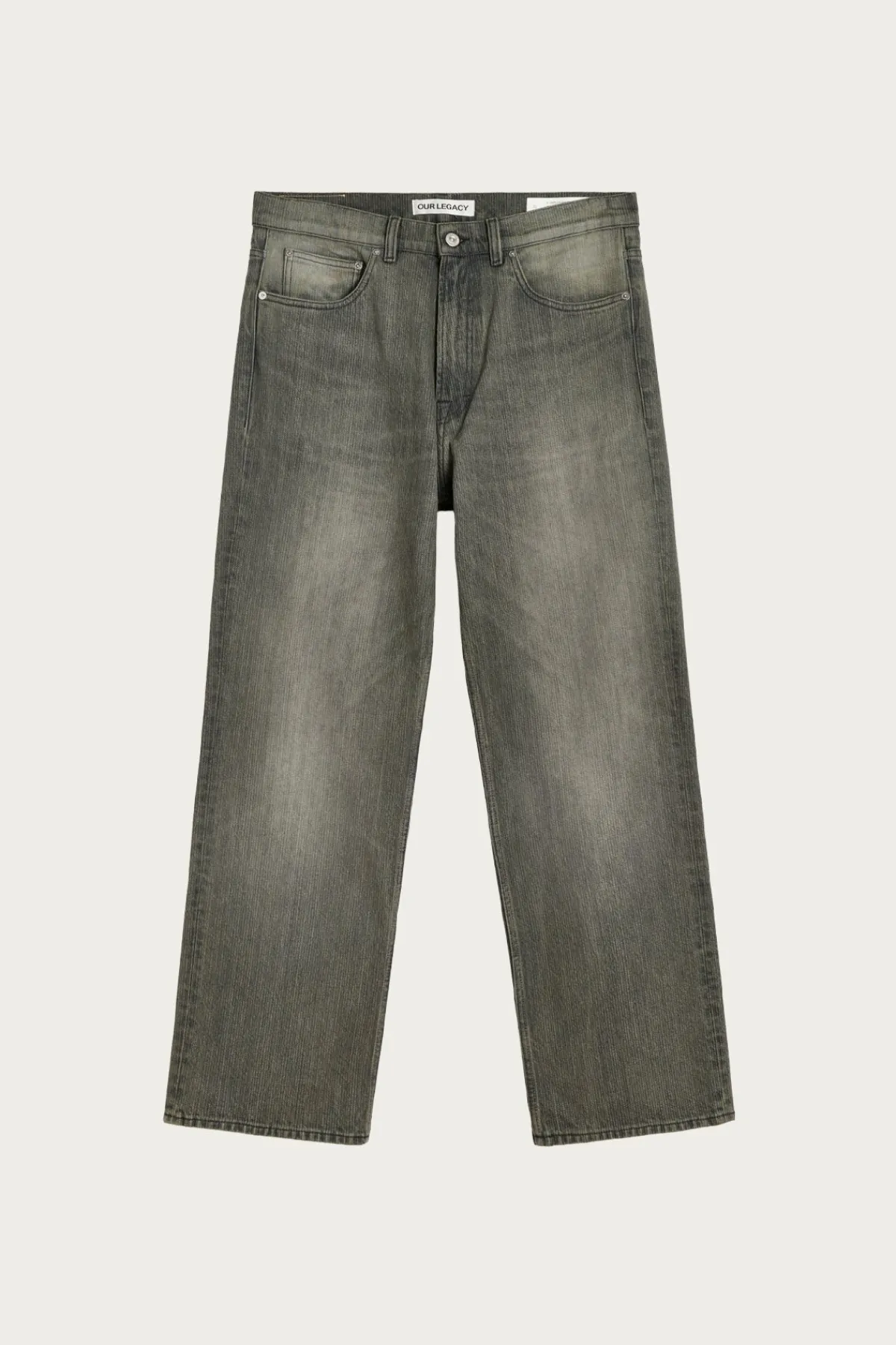 Our Legacy Third Cut - Ash Dust Chain Twill< Denim