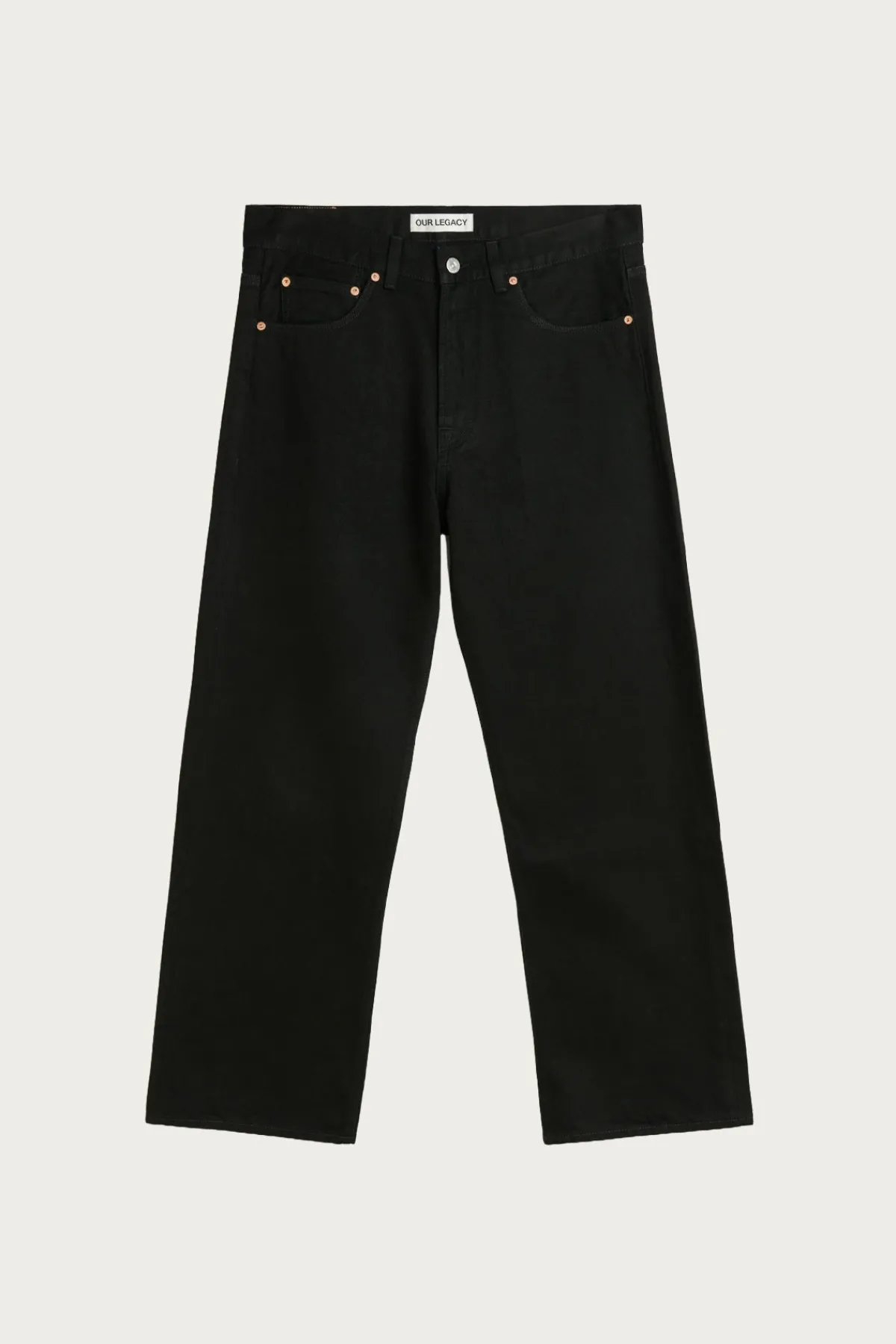 Our Legacy Third Cut Denim - Black Selvedge< Denim