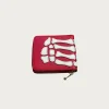 Kapital THUMB-UP BONE BAND ZIP Wallet - Red< Accessories