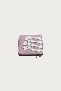 Kapital THUMB-UP BONE BAND ZIP Wallet - Pink< Accessories