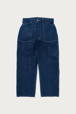 The Real McCoys Trousers, Working, Denim - Blue< Denim