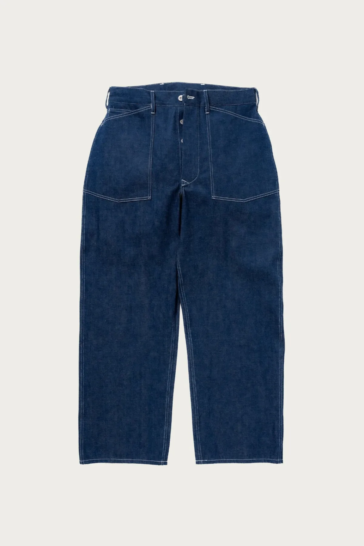 The Real McCoys Trousers, Working, Denim - Blue< Denim