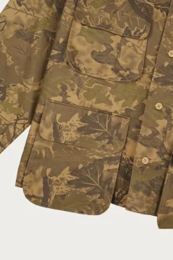 Brain Dead Twill Military Shirt Jacket - Leaf Camo< Coats, Jackets, And Vests