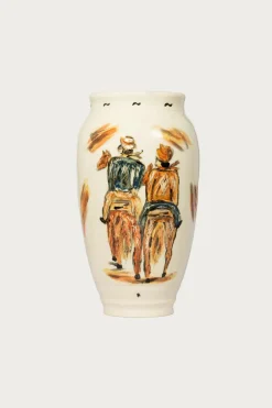 Danny D's Mud Shop Two Riders Vase< Homegoods