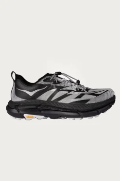 HOKA U Mafate Speed 4 Lite TS - Black/White< Footwear