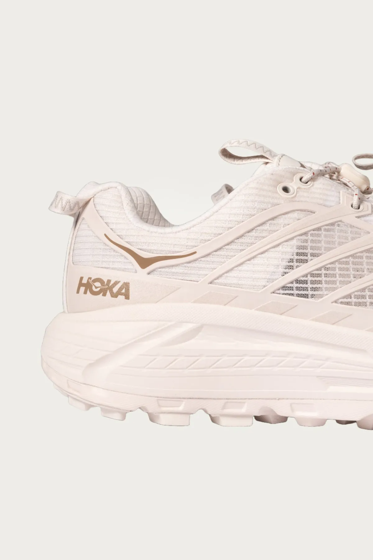 HOKA U Mafate Three2 Grid - Rose Cream/Stucco< Footwear
