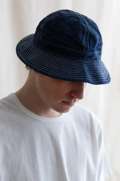 orSlow US Navy Hat - Denim< Accessories