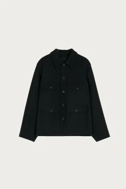 Lemaire Utility Jacket - Black< Coats, Jackets, And Vests