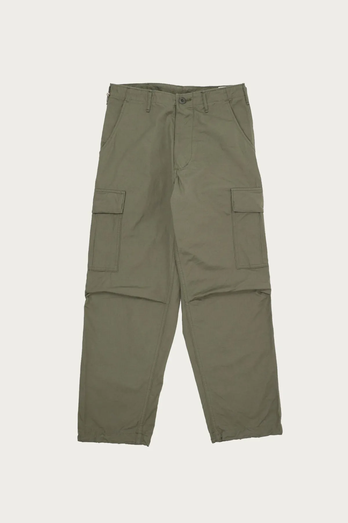 orSlow Vintage Fit 6 Pocket Cargo Pant - Olive Ripstop< Pants